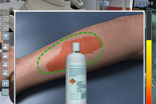 Sprühen statt Spielen: Der Chirurgie-Simulator 2011