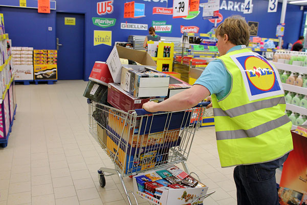 Voller Wagen in drei Minuten: Speedshopper bei LIDL