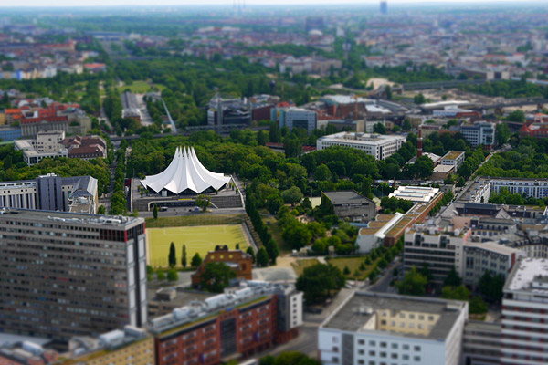Berlin von oben: Tempodrom