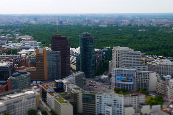 Potsdamer Platz von oben